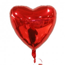 Фольгированный шар сердце красное