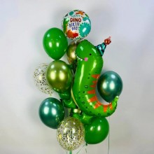 Набір кульок  з гелієм  Динозавр