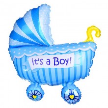 Фольгированный шар Коляска Its a Boy (мальчик)