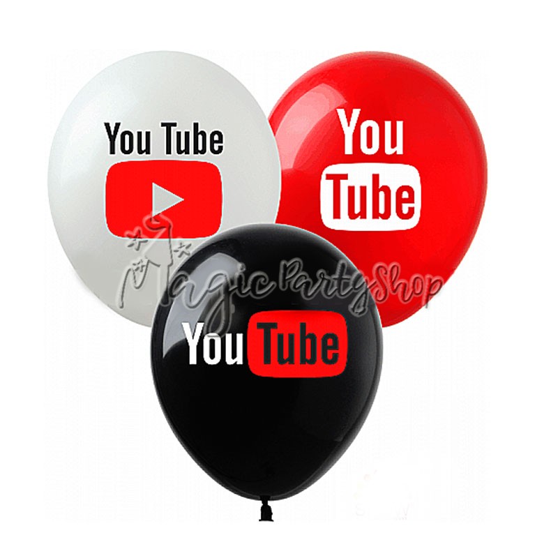Набір кульок Youtube 18 штук