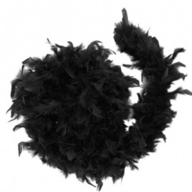 Боа з пір'я чорного кольору 200 см